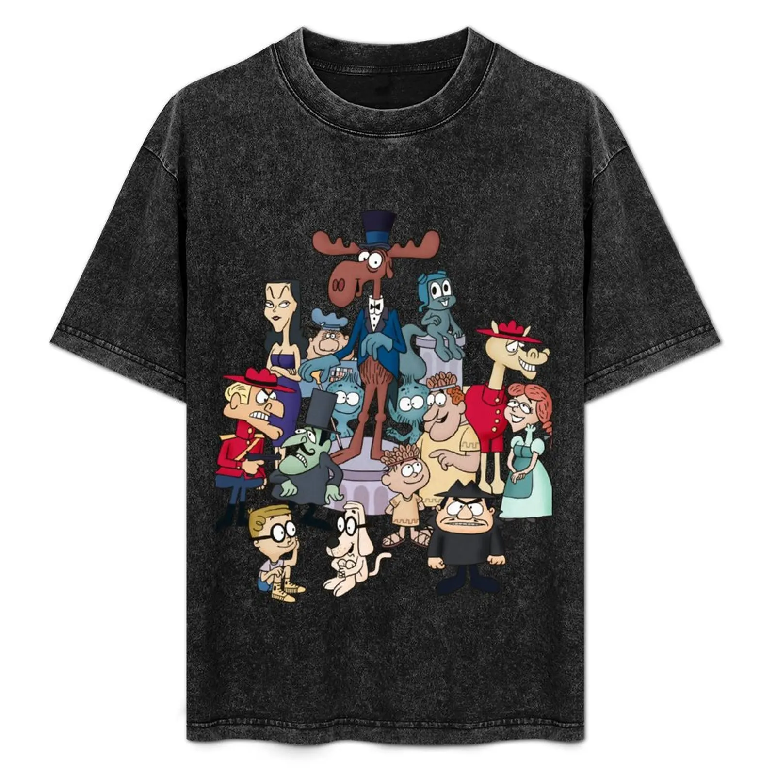 Tributes to Jay Ward Cartoons Rocky, Bullwinkle, and Friends T-Shirt Durable Work Wear T-Shirt
Tributes to Jay Ward Cartoons Rocky, Bullwinkle, and Friends T-Shirt Durable Work Wear T-Shirt