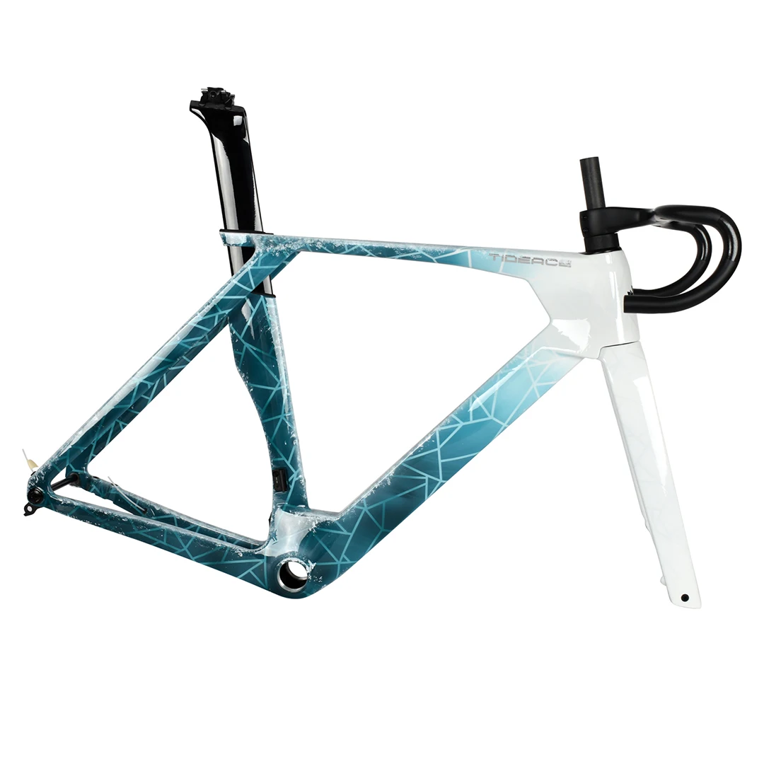ARES Custom UDH Hanger Aero Racing Road Carbon Frame T47 Internal Cable Lightweight Road Bicycle Frameset TIDEACE BIKE Parts
ARES Custom UDH Hanger Aero Racing Road Carbon Frame T47 Internal Cable Lightweight Road Bicycle Frameset TIDEACE BIKE Parts
