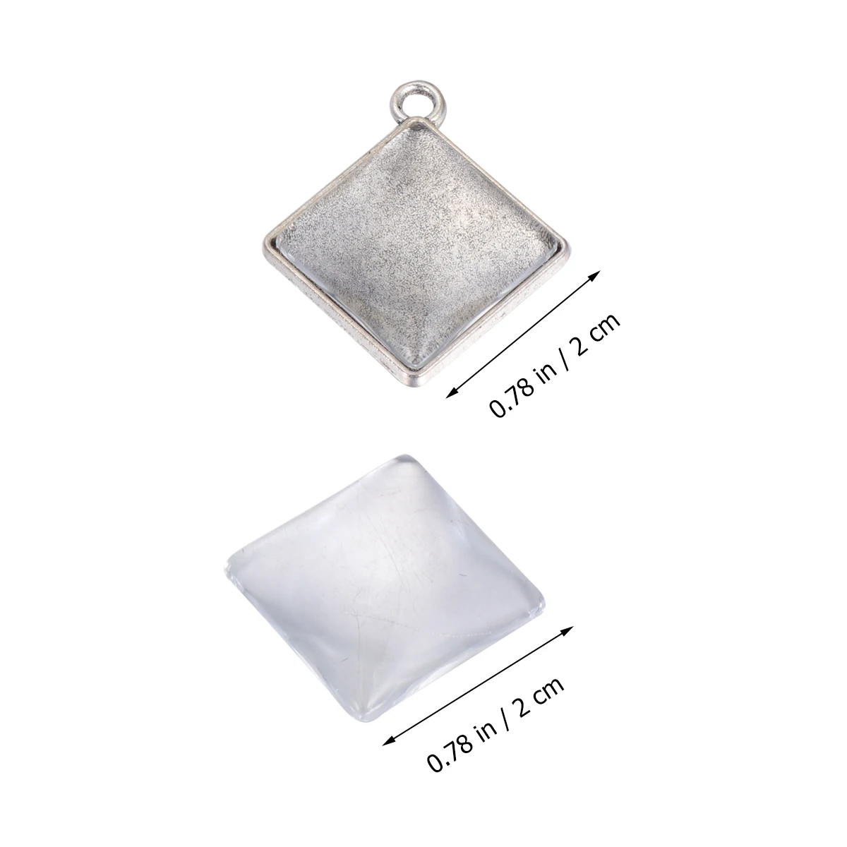 100 Pcs Alloy Accessories Base Set Durable Home Decor Living Room Gem Pendant DIY Craft Gift Ornament Square Design Lightweight
100 Pcs Alloy Accessories Base Set Durable Home Decor Living Room Gem Pendant DIY Craft Gift Ornament Square Design Lightweight