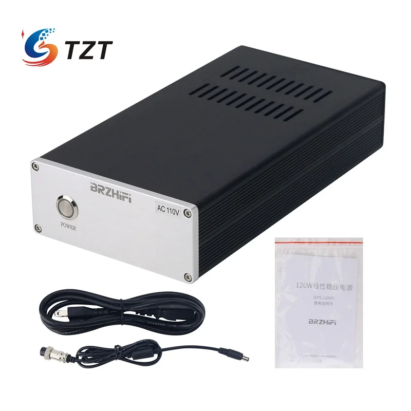 TZT BRZHIFI AC110V/AC220V 120W DC Linear Power Supply Regulated Power Supply DC12V Output without Display
TZT BRZHIFI AC110V/AC220V 120W DC Linear Power Supply Regulated Power Supply DC12V Output without Display