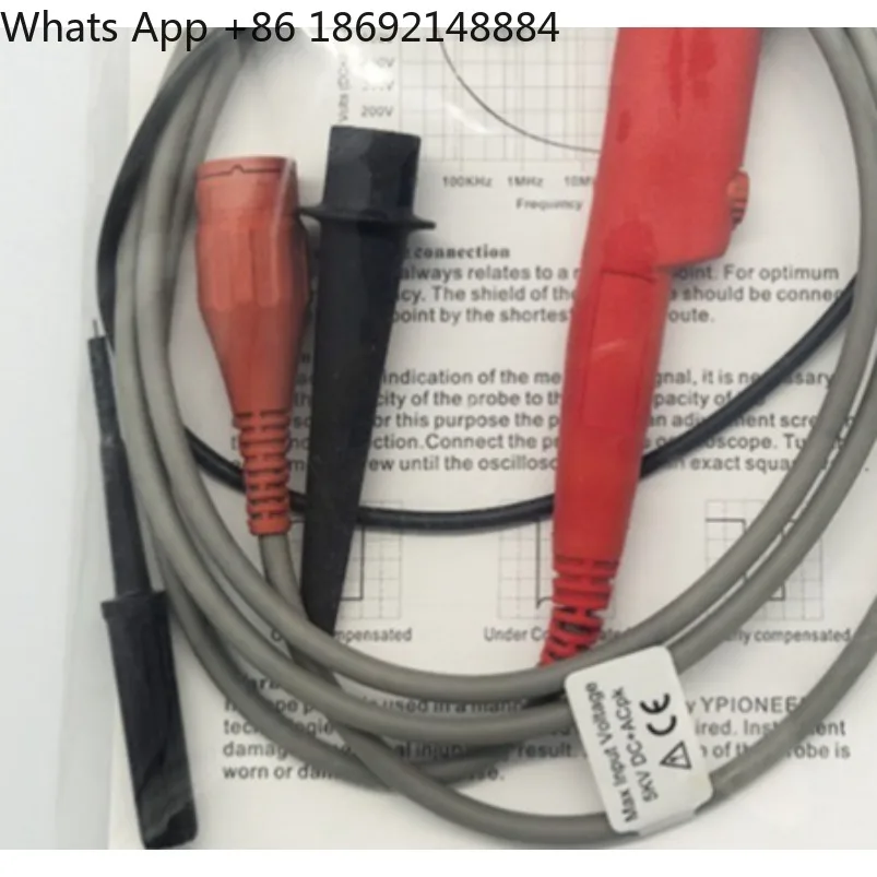 Oscilloscope high voltage probe P2301C/P2501C attenuation 100 to 1 probe rod probe 300M/500M spot quick delivery
Oscilloscope high voltage probe P2301C/P2501C attenuation 100 to 1 probe rod probe 300M/500M spot quick delivery