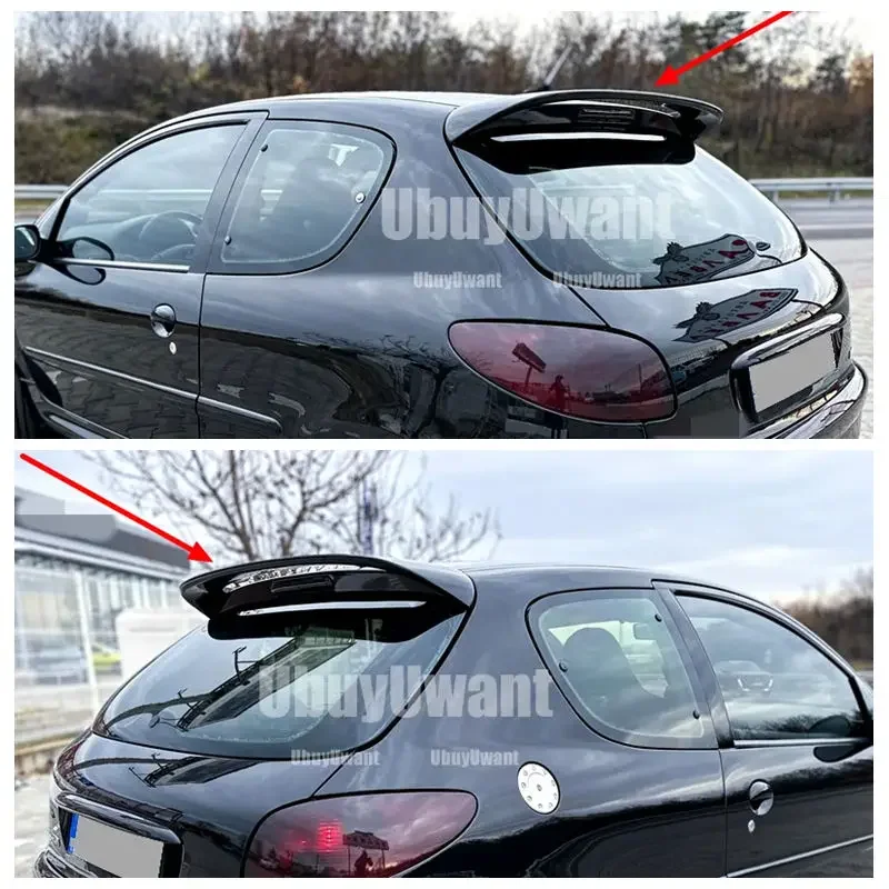 For Peugeot 206 Hatchback Rear Trunk Lid Roof Spoiler Wings ABS Plastic Black Carbon Car Exterior Tuning Accessories 2013-2018
For Peugeot 206 Hatchback Rear Trunk Lid Roof Spoiler Wings ABS Plastic Black Carbon Car Exterior Tuning Accessories 2013-2018