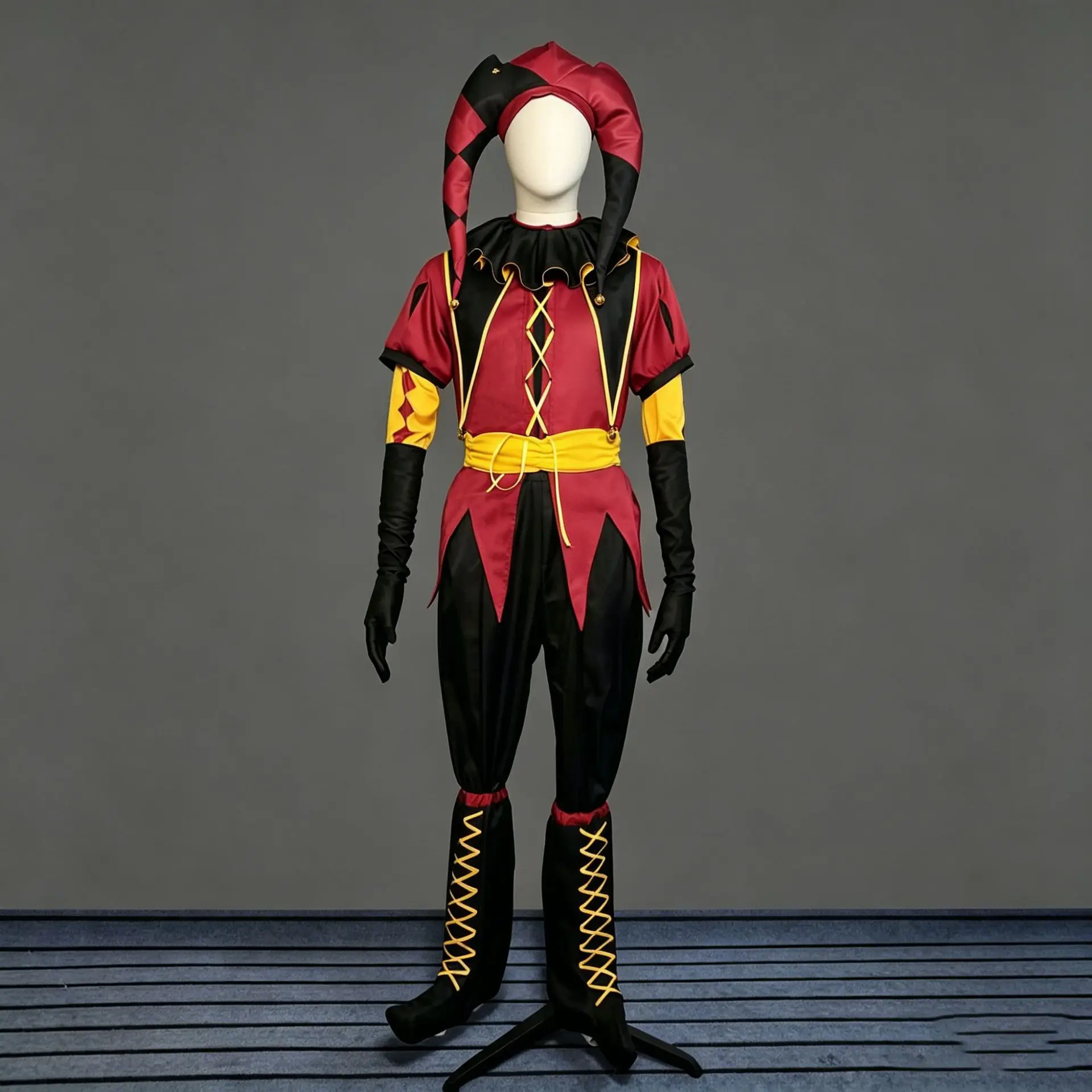 The Freak Circus Pierrot Clown Cosplay Costume Game Character Halloween Party Masquerade Performance Clothing for Adults
The Freak Circus Pierrot Clown Cosplay Costume Game Character Halloween Party Masquerade Performance Clothing for Adults