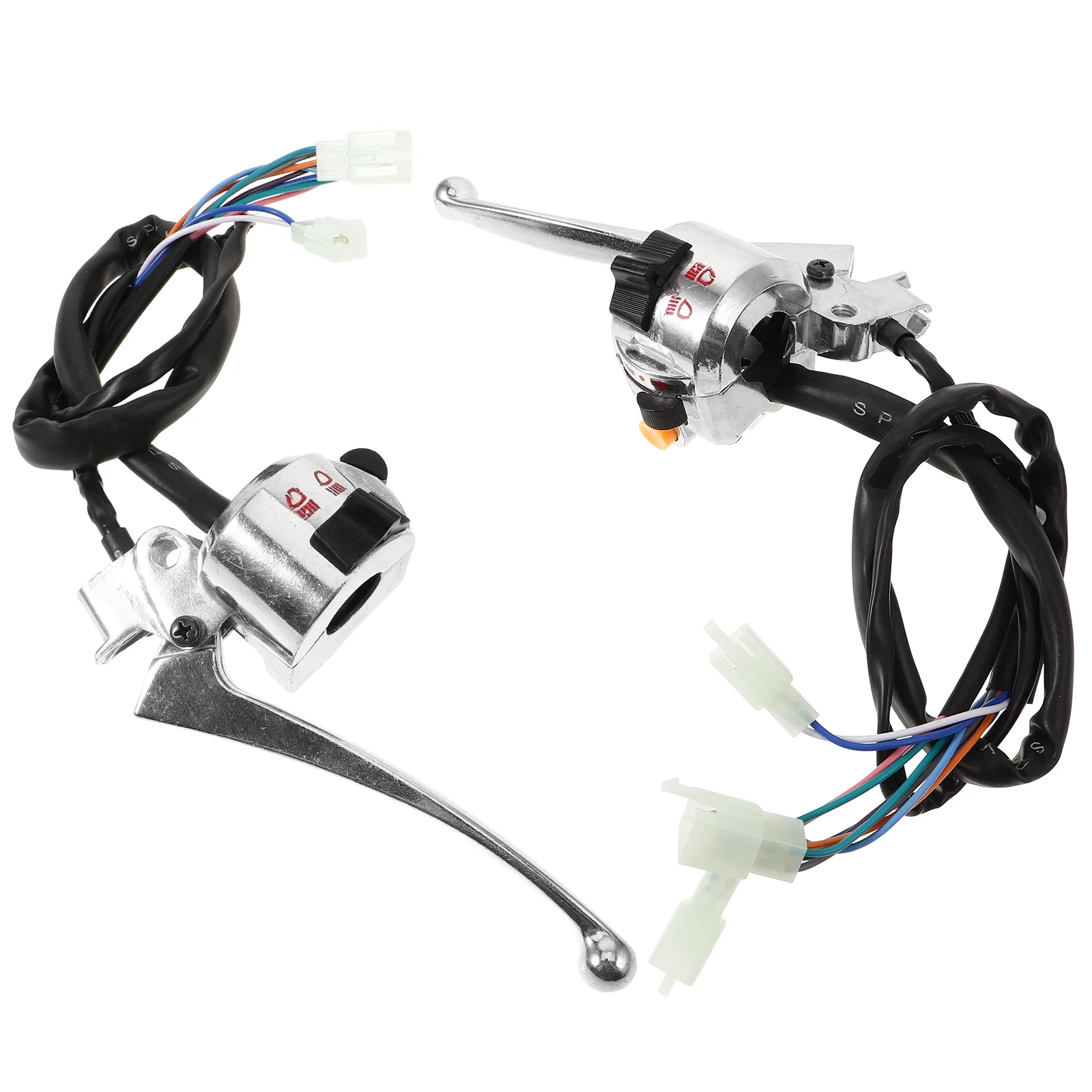 Motorcycle Switch Handle Small Aluminum Momentary Brake Lever Kit Universal Bikes Levers Handles Easy Installation Fits Most 
Motorcycle Switch Handle Small Aluminum Momentary Brake Lever Kit Universal Bikes Levers Handles Easy Installation Fits Most