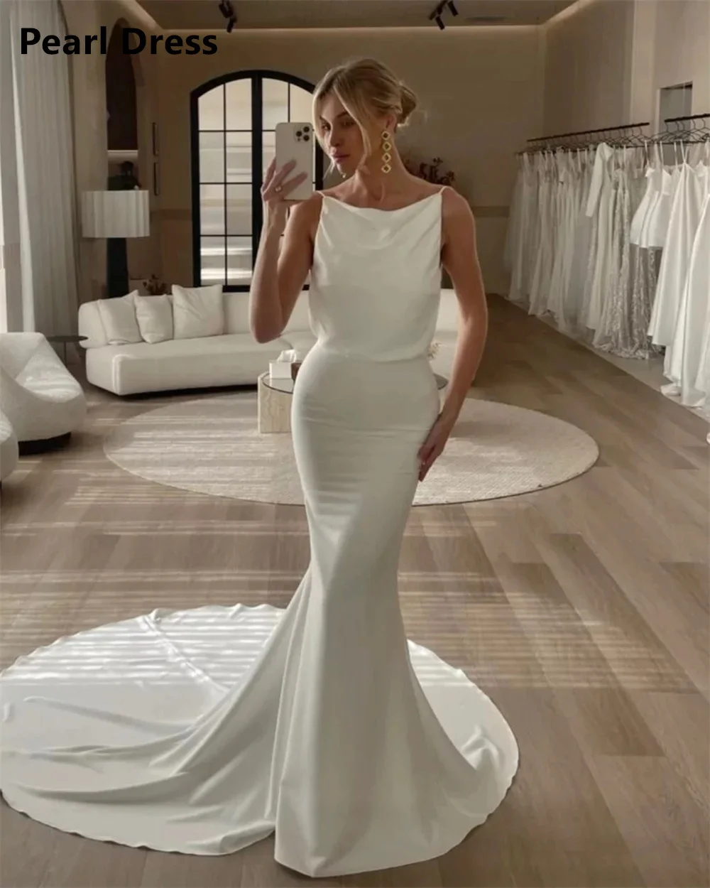 Pearl Custom Made Women's Evening Dress on Offer Wedding Party Dress Fish Tail Satin Backless Prom Dresses 2024 Ball Gowns Gala
Pearl Custom Made Women's Evening Dress on Offer Wedding Party Dress Fish Tail Satin Backless Prom Dresses 2024 Ball Gowns Gala