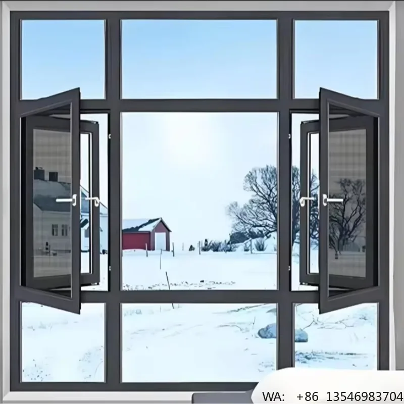 KT Customized Aluminium Window Frame and Glass Frame Casement Window Double Glass for Bedroom for House Villa Apartment
KT Customized Aluminium Window Frame and Glass Frame Casement Window Double Glass for Bedroom for House Villa Apartment