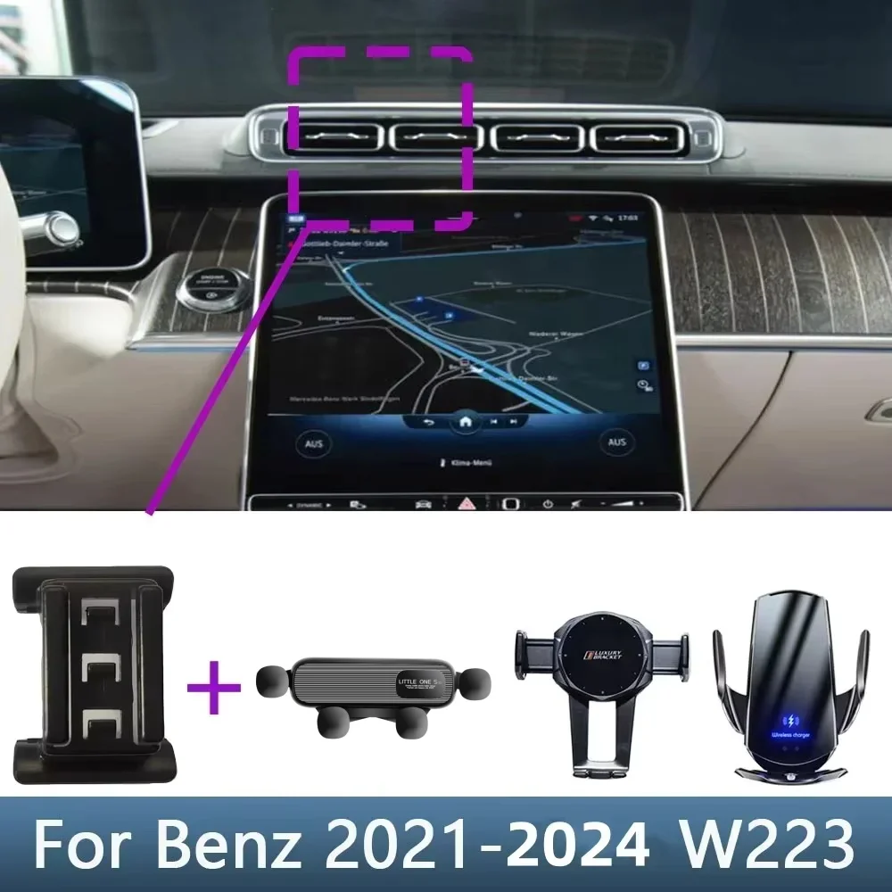 Car Phone Holder For Mercedes Benz S Class S450 S500 S600 W223 2021 2022-2024 Special Fixed Bracket Base Wireless Charging Stand
Car Phone Holder For Mercedes Benz S Class S450 S500 S600 W223 2021 2022-2024 Special Fixed Bracket Base Wireless Charging Stand