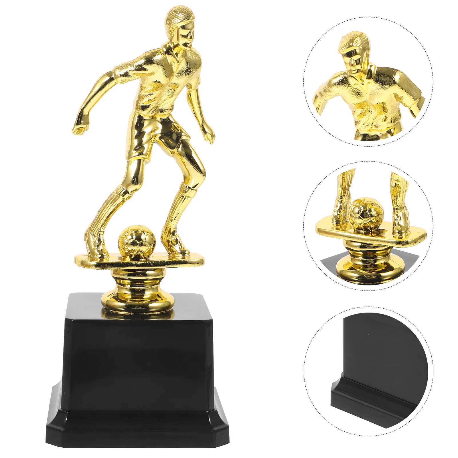 Декоративный футбольный кубок, изысканный износостойкий пластиковый футбольный трофей для соревнований и вечеринок
Декоративный футбольный кубок, изысканный износостойкий пластиковый футбольный трофей для соревнований и вечеринок