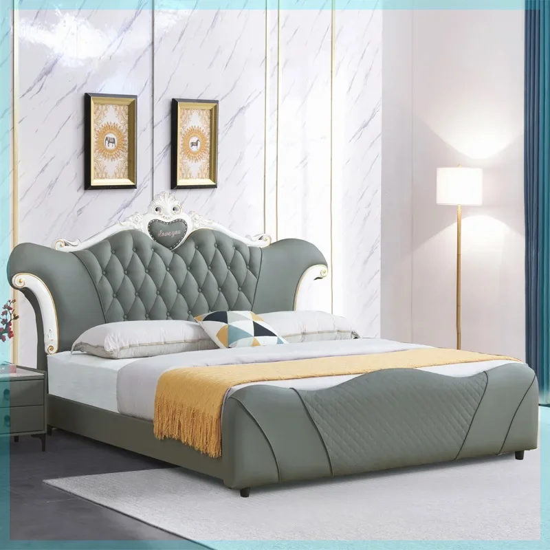 Nordic High End Quality Bed Frame Ltalian Style Twin Designer High End Reading Bed Princess Modern Organizer Muebles Furniture
Nordic High End Quality Bed Frame Ltalian Style Twin Designer High End Reading Bed Princess Modern Organizer Muebles Furniture