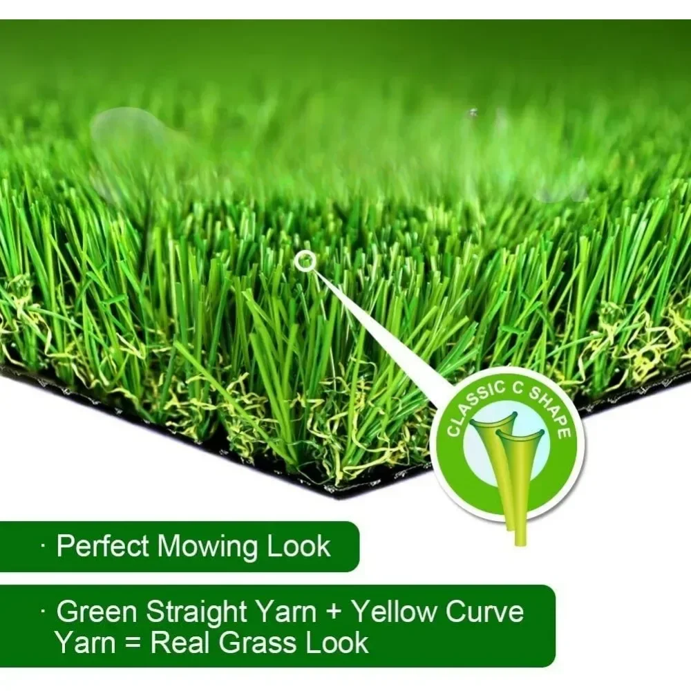 Thick Fake Grass Rug 6 FT x 12 FT Indoor Outdoor Garden Lawn Landscape Synthetic Turf Mat - Artificial Lawn Rug
Thick Fake Grass Rug 6 FT x 12 FT Indoor Outdoor Garden Lawn Landscape Synthetic Turf Mat - Artificial Lawn Rug