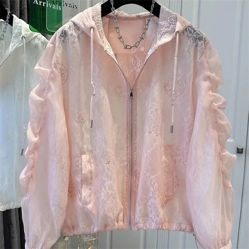 Thin Sunscreen Clothing Anti UV Loose Summer Long Sleeved Jacket Waterproof Quick Dry Women's Coat Outdoor Sports
Thin Sunscreen Clothing Anti UV Loose Summer Long Sleeved Jacket Waterproof Quick Dry Women's Coat Outdoor Sports