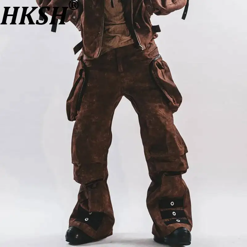 HKSH осенние мужские брюки-карго в стиле панк Tide Waste Land, трехмерные брюки-карго, свободные мотоциклетные шикарные брюки с большими карманами, темная Techwear HK14941
HKSH осенние мужские брюки-карго в стиле панк Tide Waste Land, трехмерные брюки-карго, свободные мотоциклетные шикарные брюки с большими карманами, темная Techwear HK14941