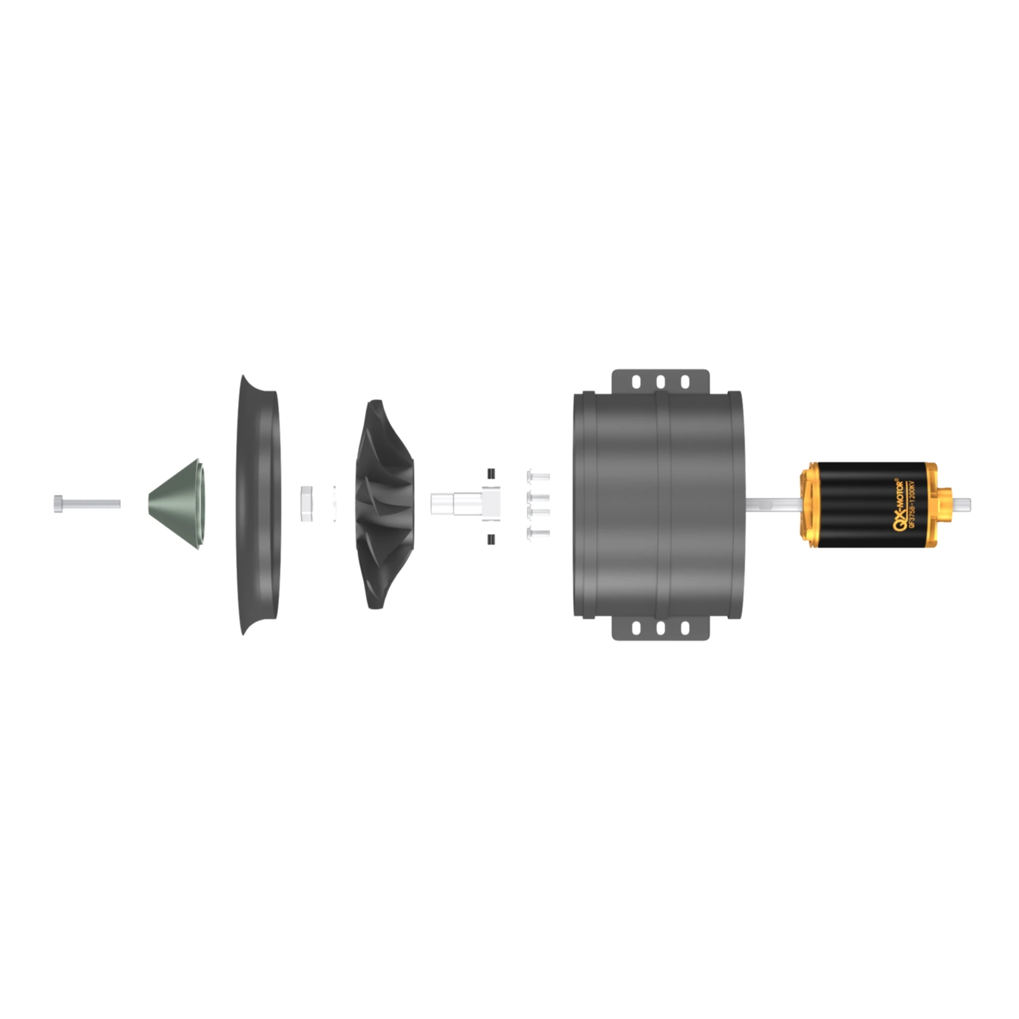 12-Blade 90mm EDF Ducted Fan for RC Drone Fixed-wing
12-Blade 90mm EDF Ducted Fan for RC Drone Fixed-wing