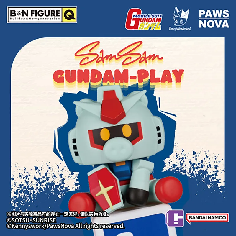 Bandai BNFQ SAMSAM GUNDAM PLAY Series Blind Box Collectible Action Figure Model Desktop Ornament Gift for Fans
Bandai BNFQ SAMSAM GUNDAM PLAY Series Blind Box Collectible Action Figure Model Desktop Ornament Gift for Fans