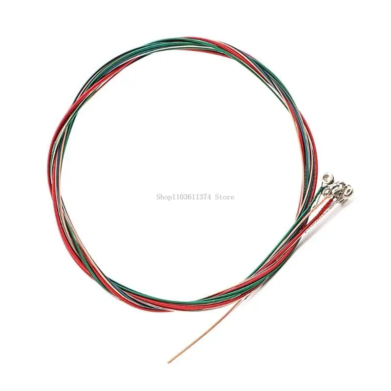 Set of 6Pcs Acoustic Guitar Strings Coloured Replacement Strings Coloured Acoustic String Set for Acoustic Guitar 11-52
Set of 6Pcs Acoustic Guitar Strings Coloured Replacement Strings Coloured Acoustic String Set for Acoustic Guitar 11-52