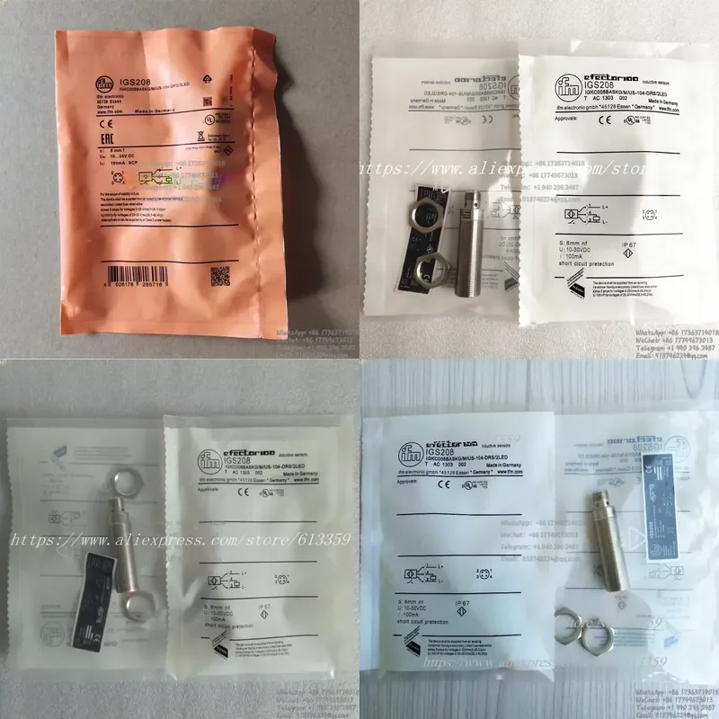 IGS208 IFM PNP NO Proximity Switch Sensor New High Quality
IGS208 IFM PNP NO Proximity Switch Sensor New High Quality