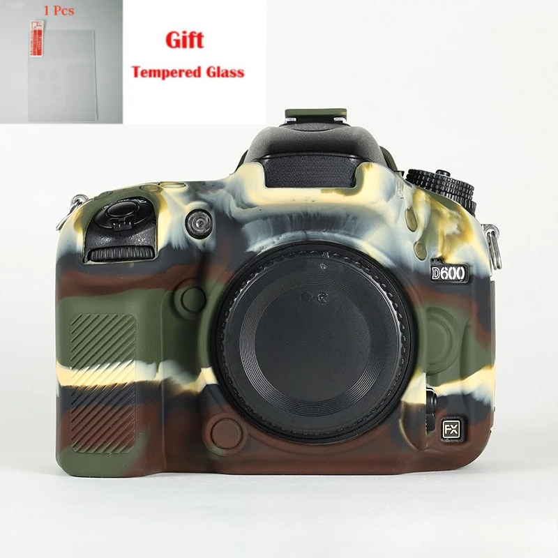 Soft Silicone Armor Body Case,For Nikon D600 SLR camera Silicone Case D600 D610 protective cover + free tempered film
Soft Silicone Armor Body Case,For Nikon D600 SLR camera Silicone Case D600 D610 protective cover + free tempered film