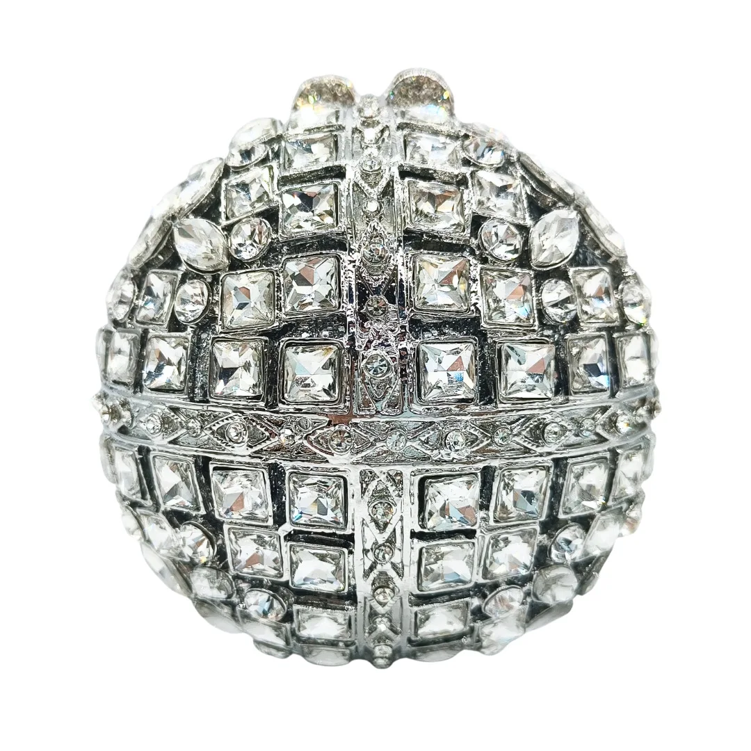 Ball Clutch Round Glass Crystal Ball Hollow Diamond Dinner Bag Banquet Clutch Women's Bag Sac De Luxe Femme Hand Bags For Ladies
Ball Clutch Round Glass Crystal Ball Hollow Diamond Dinner Bag Banquet Clutch Women's Bag Sac De Luxe Femme Hand Bags For Ladies