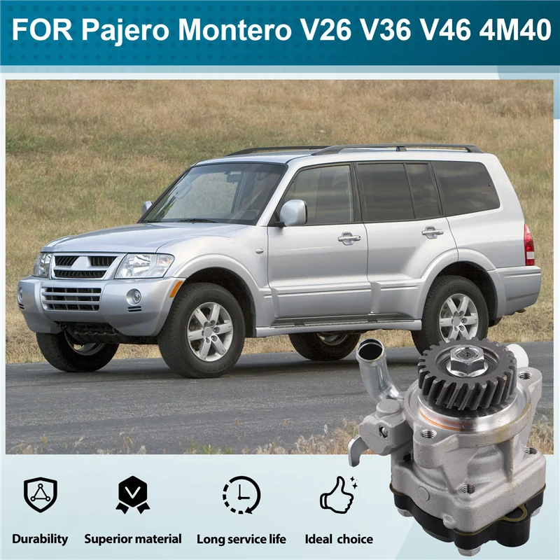 AB56-Power Steering Oil Pump Assembly MR267661 MB922703 Booster Pump For Mitsubishi Pajero Montero V26 V36 V46 4M40 2.8 L 
AB56-Power Steering Oil Pump Assembly MR267661 MB922703 Booster Pump For Mitsubishi Pajero Montero V26 V36 V46 4M40 2.8 L