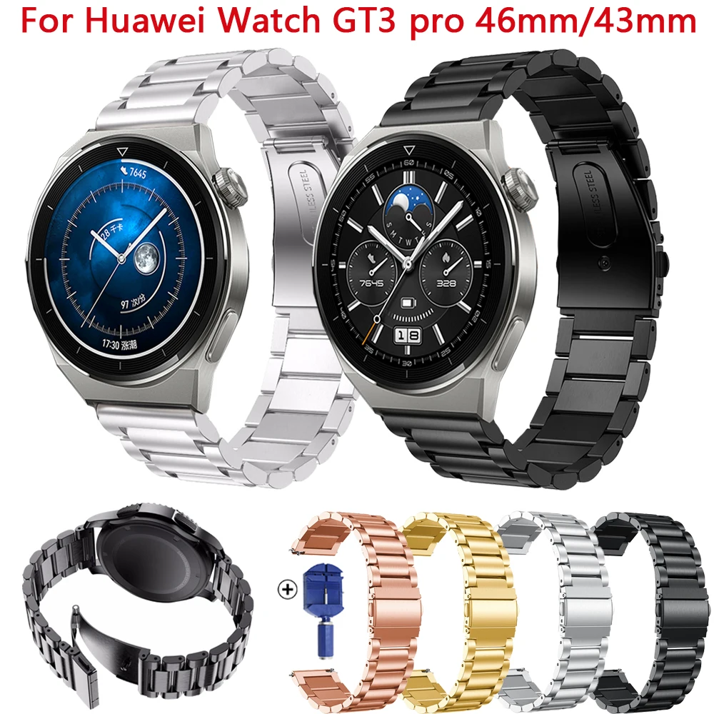 Stainless Steel Band For Huawei Watch GT4 GT3 GT 3 2 4 Strap 20 22mm Metal Wristband GT2 pro 42mm 46mm Smartwatch Bracelet Belt
Stainless Steel Band For Huawei Watch GT4 GT3 GT 3 2 4 Strap 20 22mm Metal Wristband GT2 pro 42mm 46mm Smartwatch Bracelet Belt
