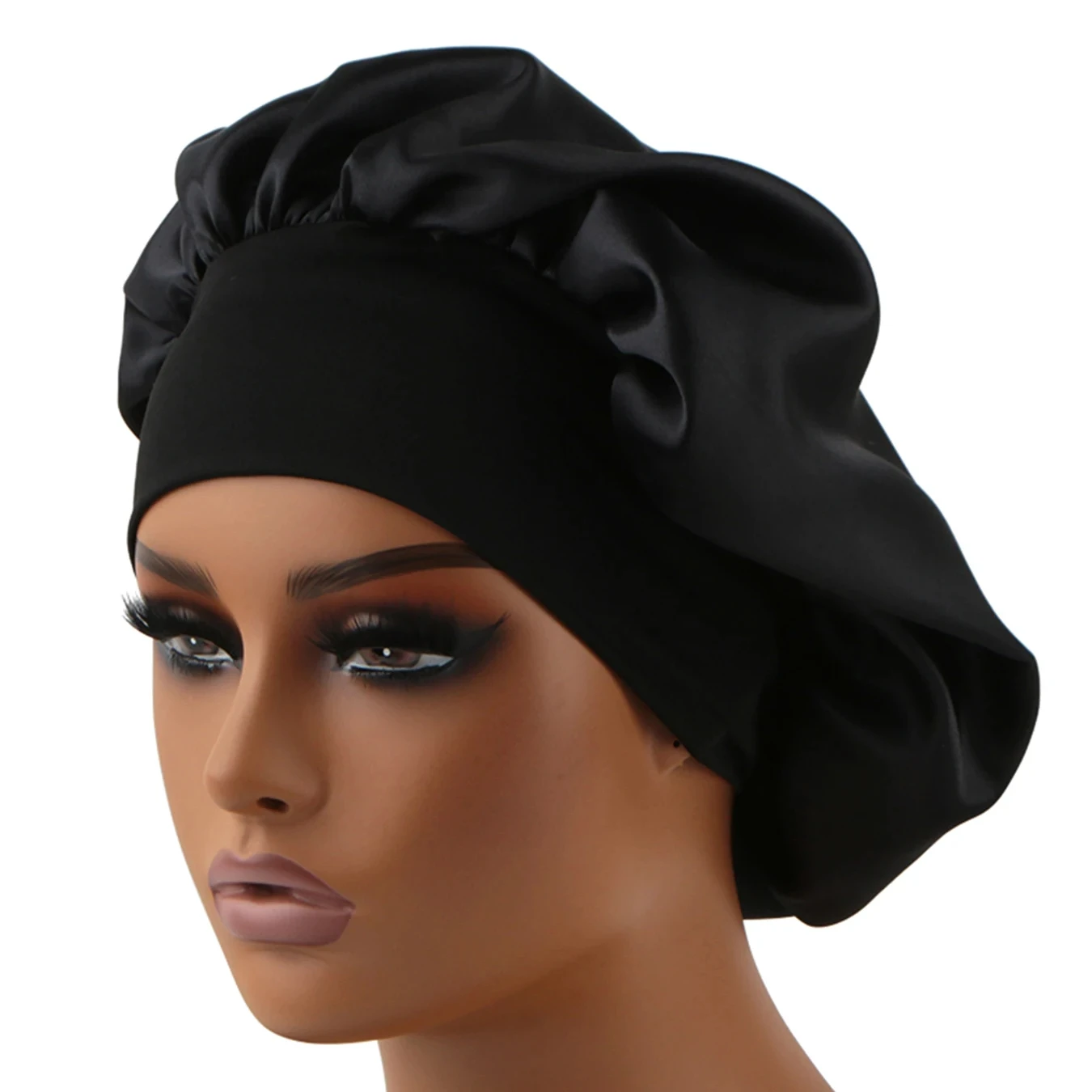 Normal adult sized Head Wrap Elastic Band Bonnet sleep cap Satin Silky Bonnet Sleep Black Pink color choice slaapmuts satijn
Normal adult sized Head Wrap Elastic Band Bonnet sleep cap Satin Silky Bonnet Sleep Black Pink color choice slaapmuts satijn