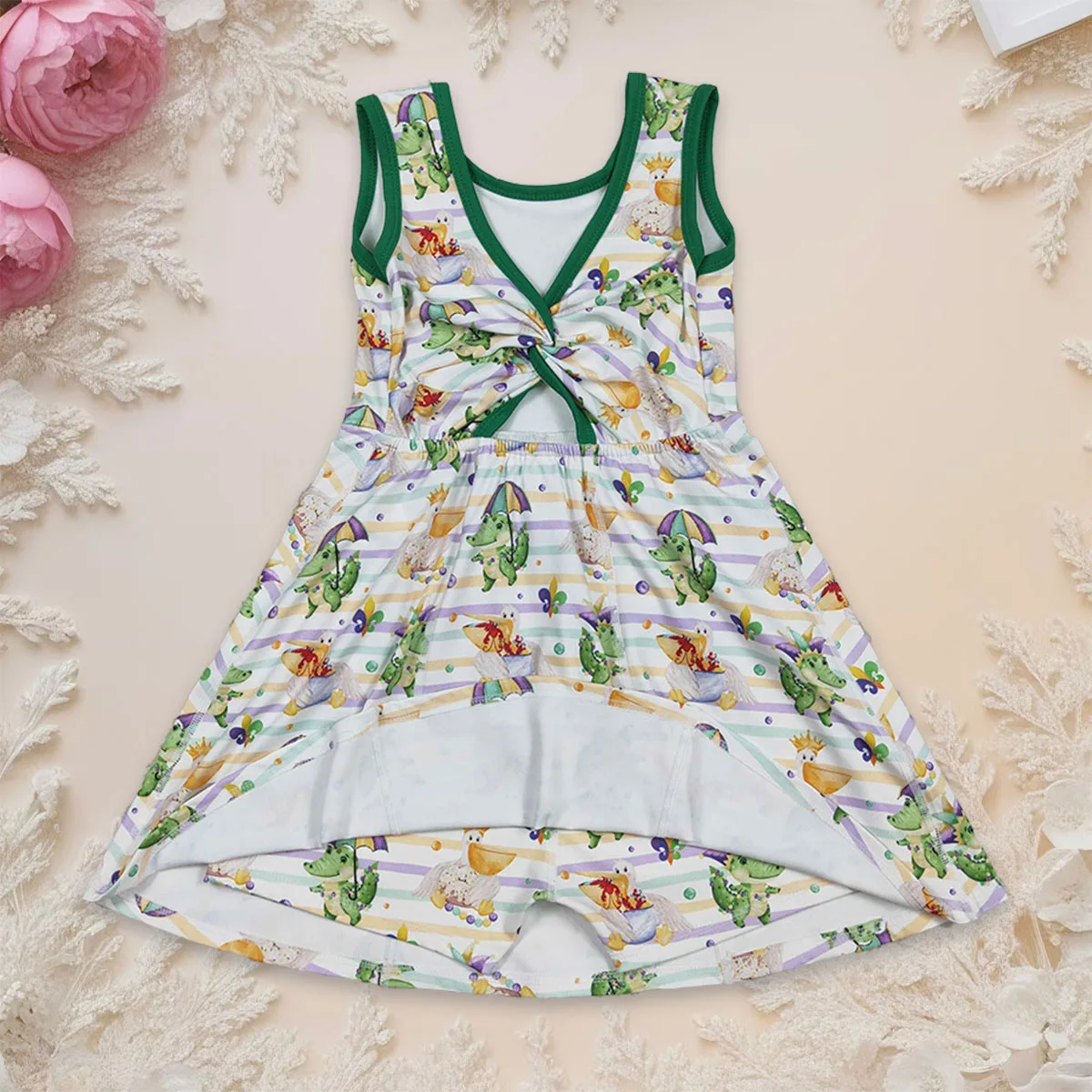 Toddler Baby Girl Sleeveless Mardi Gras Yoga Active Wear Skirt Kids Children Infant Stripe Crocodiles Knee Length Dress Clothing
Toddler Baby Girl Sleeveless Mardi Gras Yoga Active Wear Skirt Kids Children Infant Stripe Crocodiles Knee Length Dress Clothing