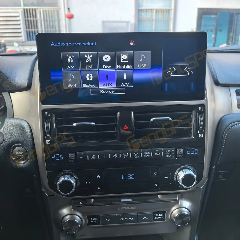 Автомобильный радиоприемник 10,25 дюйма, Android 13, для Lexus GX400 GX460 2014-2022, сенсорный экран, GPS-навигация, мультимедийный плеер, стерео Carplay HeadUnit
Автомобильный радиоприемник 10,25 дюйма, Android 13, для Lexus GX400 GX460 2014-2022, сенсорный экран, GPS-навигация, мультимедийный плеер, стерео Carplay HeadUnit