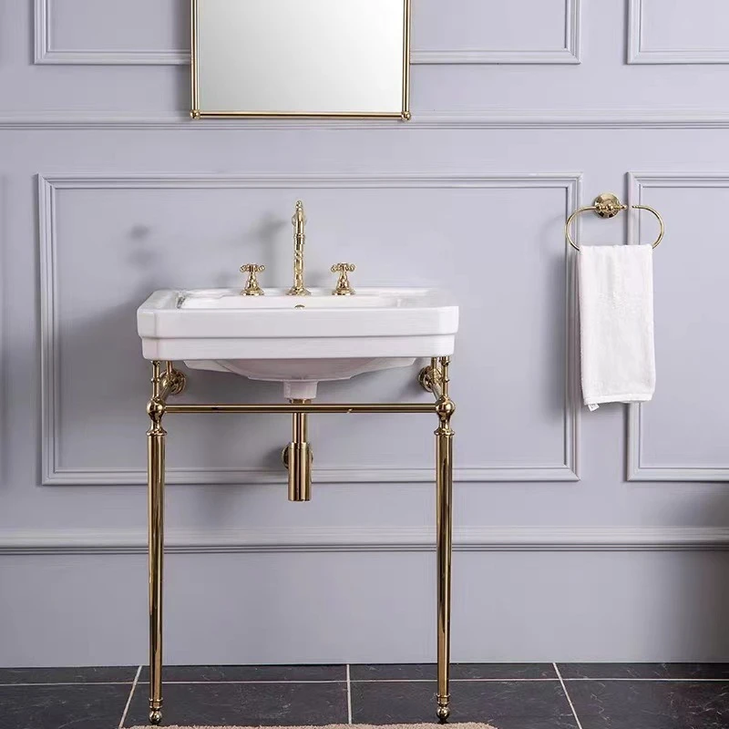 Gold Vintage Washbasin Brass Bracket Washbasin Toilet Floor Counter Basin Bathroom Cabinet
Gold Vintage Washbasin Brass Bracket Washbasin Toilet Floor Counter Basin Bathroom Cabinet