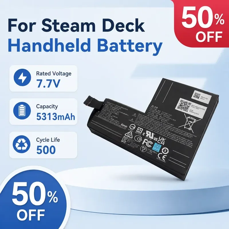 For Steam Deck F7A Handheld Gaming Console Replacement Battery
For Steam Deck F7A Handheld Gaming Console Replacement Battery