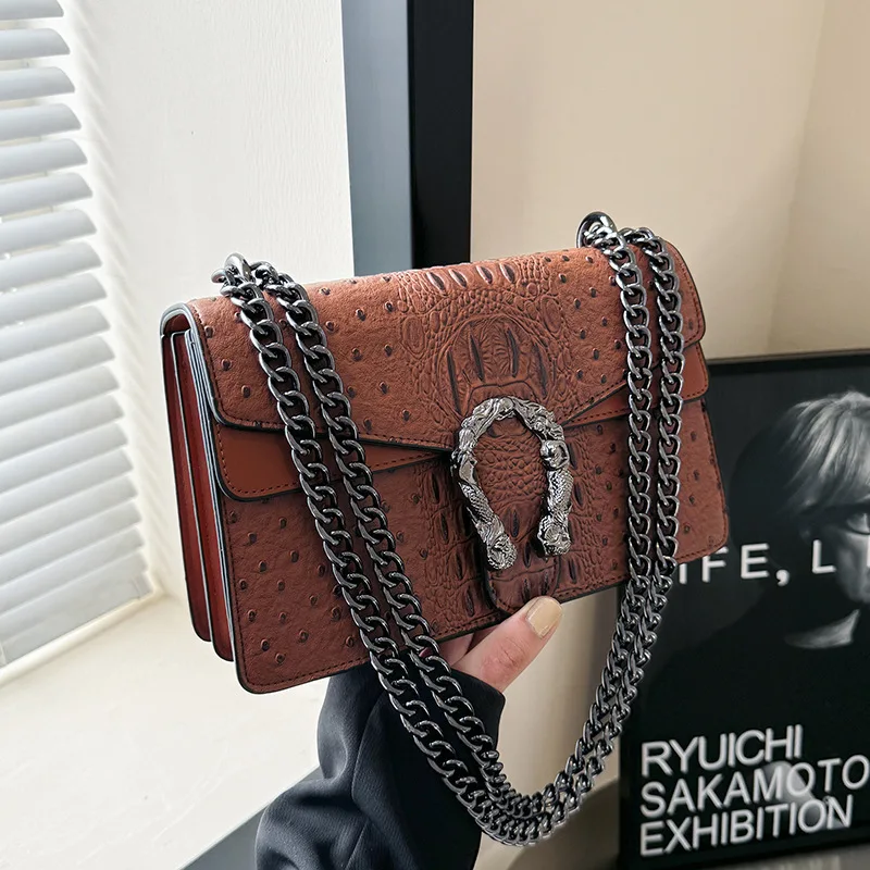 2025 Spring/Summer New! Crocodile-Embossed Small Square Bag for Women - Chain Crossbody/Shoulder, Premium PU Stylish & All-Match
2025 Spring/Summer New! Crocodile-Embossed Small Square Bag for Women - Chain Crossbody/Shoulder, Premium PU Stylish & All-Match