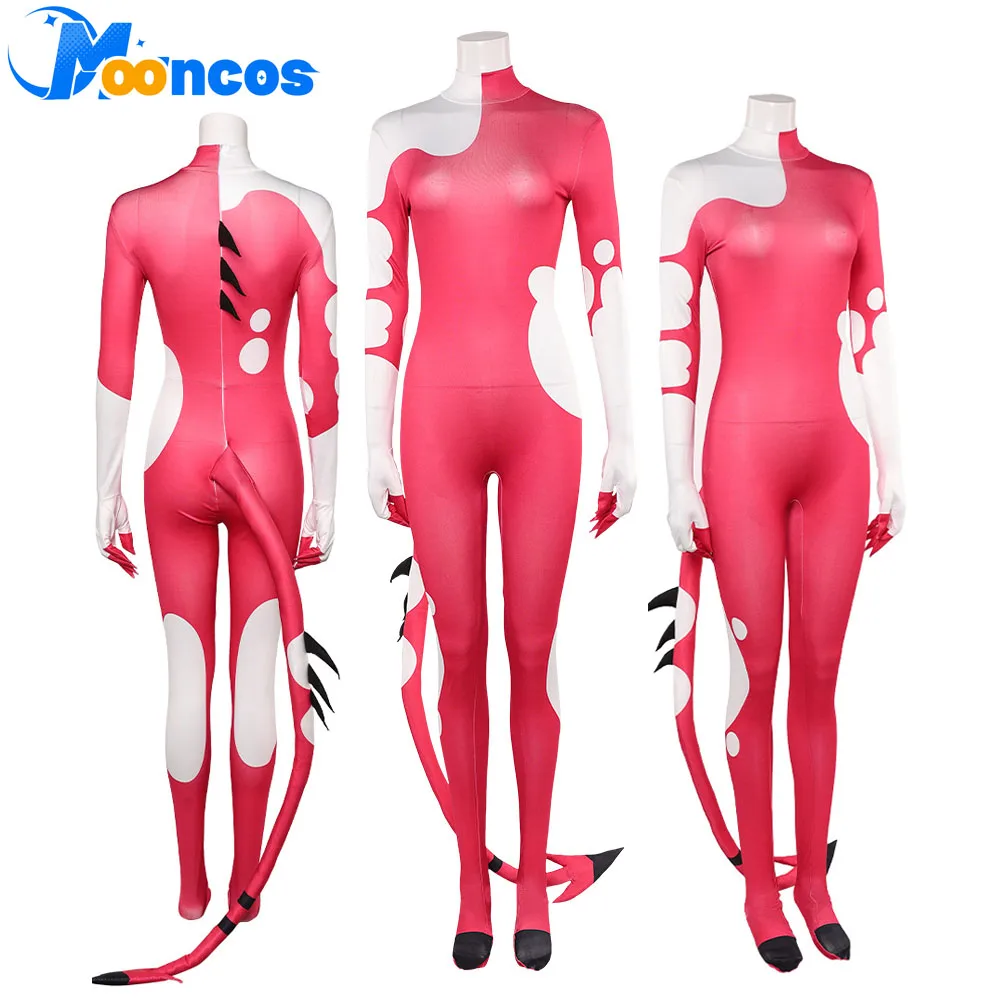 Disguise Blitz Red Jumpsuit Cosplay Costume with Tail Anime Hazzbin Hotel Roleplay Bodysuit Female Halloween Carnival Party Suit
Disguise Blitz Red Jumpsuit Cosplay Costume with Tail Anime Hazzbin Hotel Roleplay Bodysuit Female Halloween Carnival Party Suit