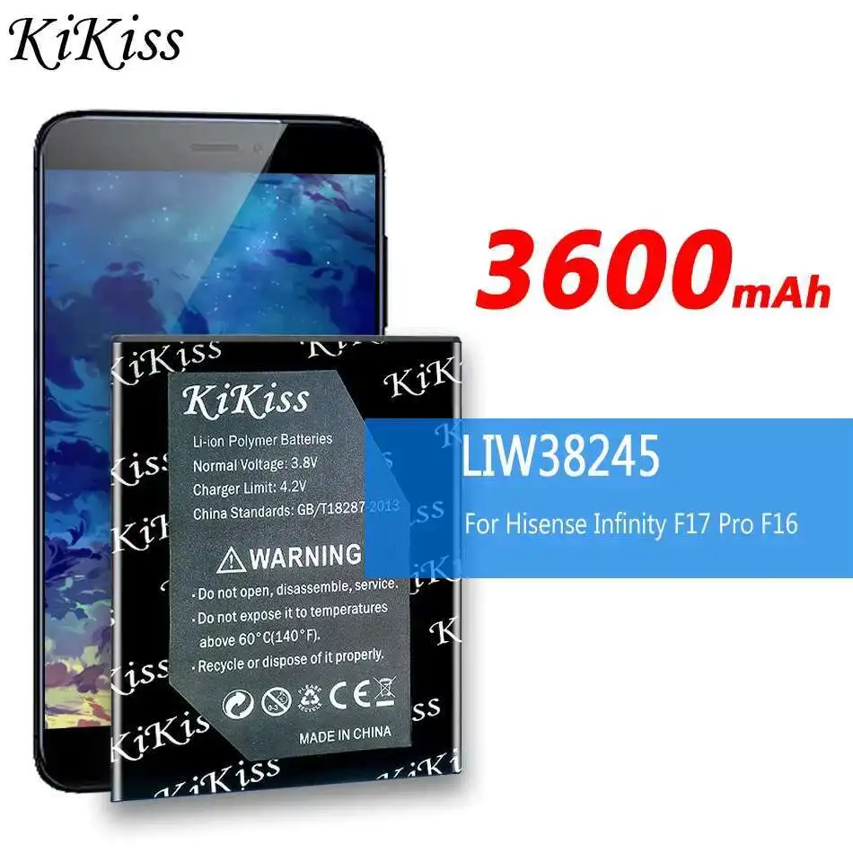 Стабильный аккумулятор LIW38245 3600 мАч для мобильного телефона Hisense Infinity F17 Pro F16
Стабильный аккумулятор LIW38245 3600 мАч для мобильного телефона Hisense Infinity F17 Pro F16
