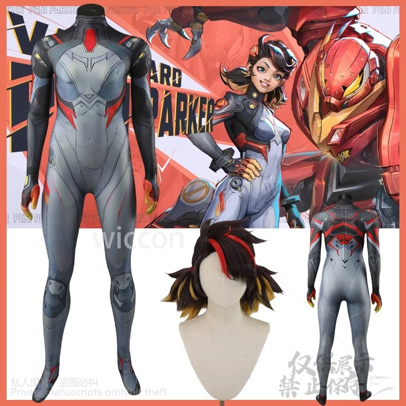 Anime Game Rivals Cosplay Peni Costume Parkerr Y2K Punk Sexy Jumpsuit Cute Lovely Bodysuit Wigs Jirai Kei Girls Cos Customized
Anime Game Rivals Cosplay Peni Costume Parkerr Y2K Punk Sexy Jumpsuit Cute Lovely Bodysuit Wigs Jirai Kei Girls Cos Customized
