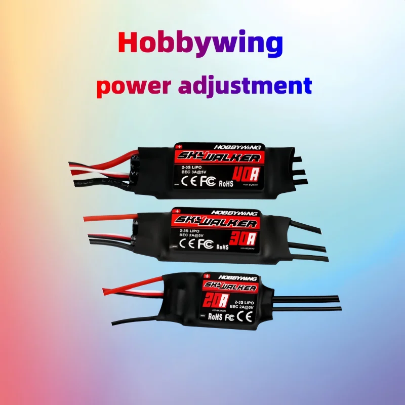 Hobbywing Skywalker Бесщеточный электрический контроль 30/40/50A Модель самолета с фиксированным крылом Электронный регулятор FPV
Hobbywing Skywalker Бесщеточный электрический контроль 30/40/50A Модель самолета с фиксированным крылом Электронный регулятор FPV