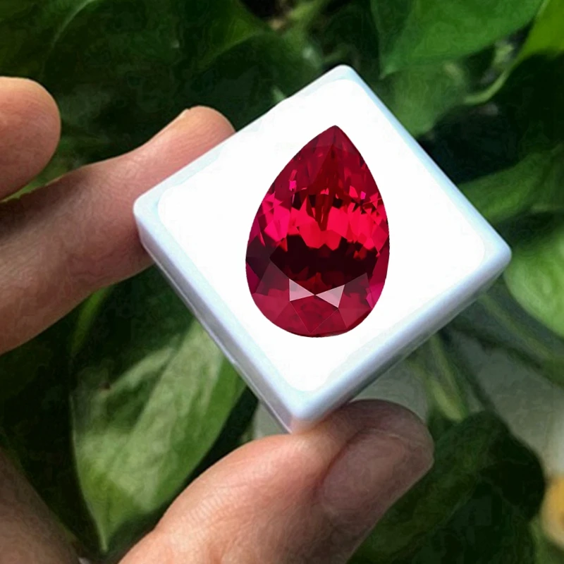 Boxed Pigeon Blood Red Ruby Pear Cut 13×18mm Lab Grown Ruby Loose Gemstones for Jewelry Accessories and Collections DIY Gems
Boxed Pigeon Blood Red Ruby Pear Cut 13×18mm Lab Grown Ruby Loose Gemstones for Jewelry Accessories and Collections DIY Gems