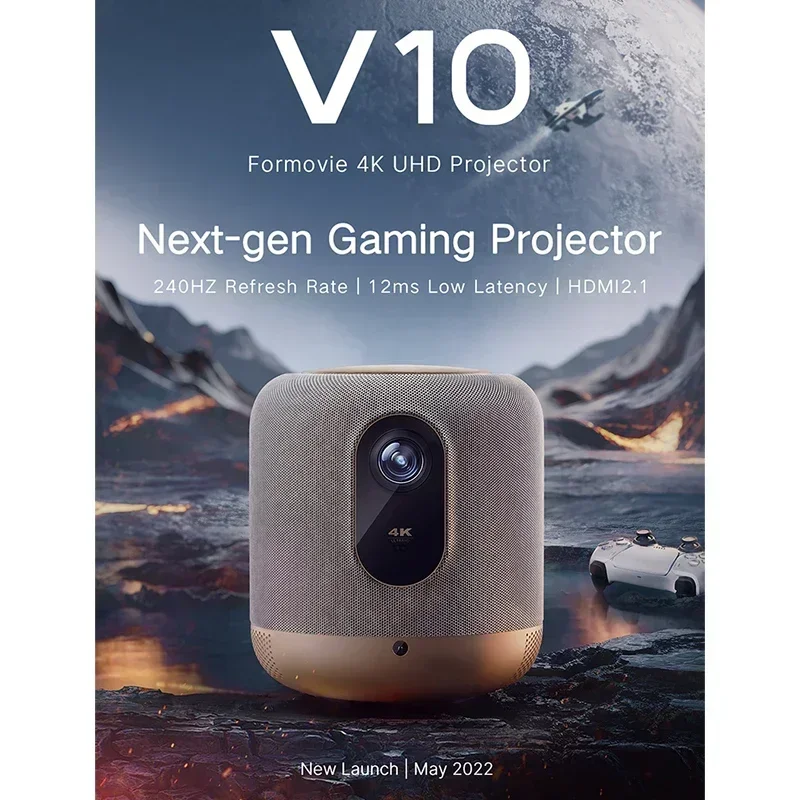 Suitable for Home Smart Cinema Full HD Portable Smart Cinema BeamerV10 4K Laser Projector 2500ANSI Lumens
Suitable for Home Smart Cinema Full HD Portable Smart Cinema BeamerV10 4K Laser Projector 2500ANSI Lumens