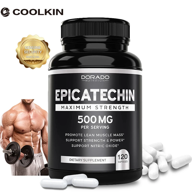Epicatechin Capsules 500Mg - Helps Promote Muscle Growth and Strength Gains, and Increases Protein Synthesis
Epicatechin Capsules 500Mg - Helps Promote Muscle Growth and Strength Gains, and Increases Protein Synthesis
