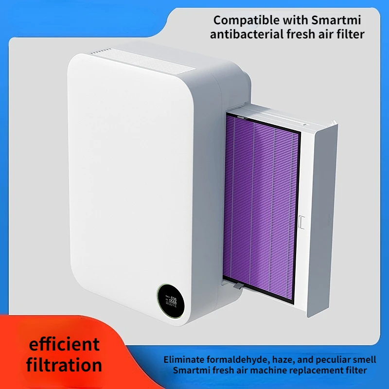 Compatible with Xiaomi Smartmi-XFXT02-FLG wall-mounted integrated purifier filter, high-efficiency integrated set
Compatible with Xiaomi Smartmi-XFXT02-FLG wall-mounted integrated purifier filter, high-efficiency integrated set