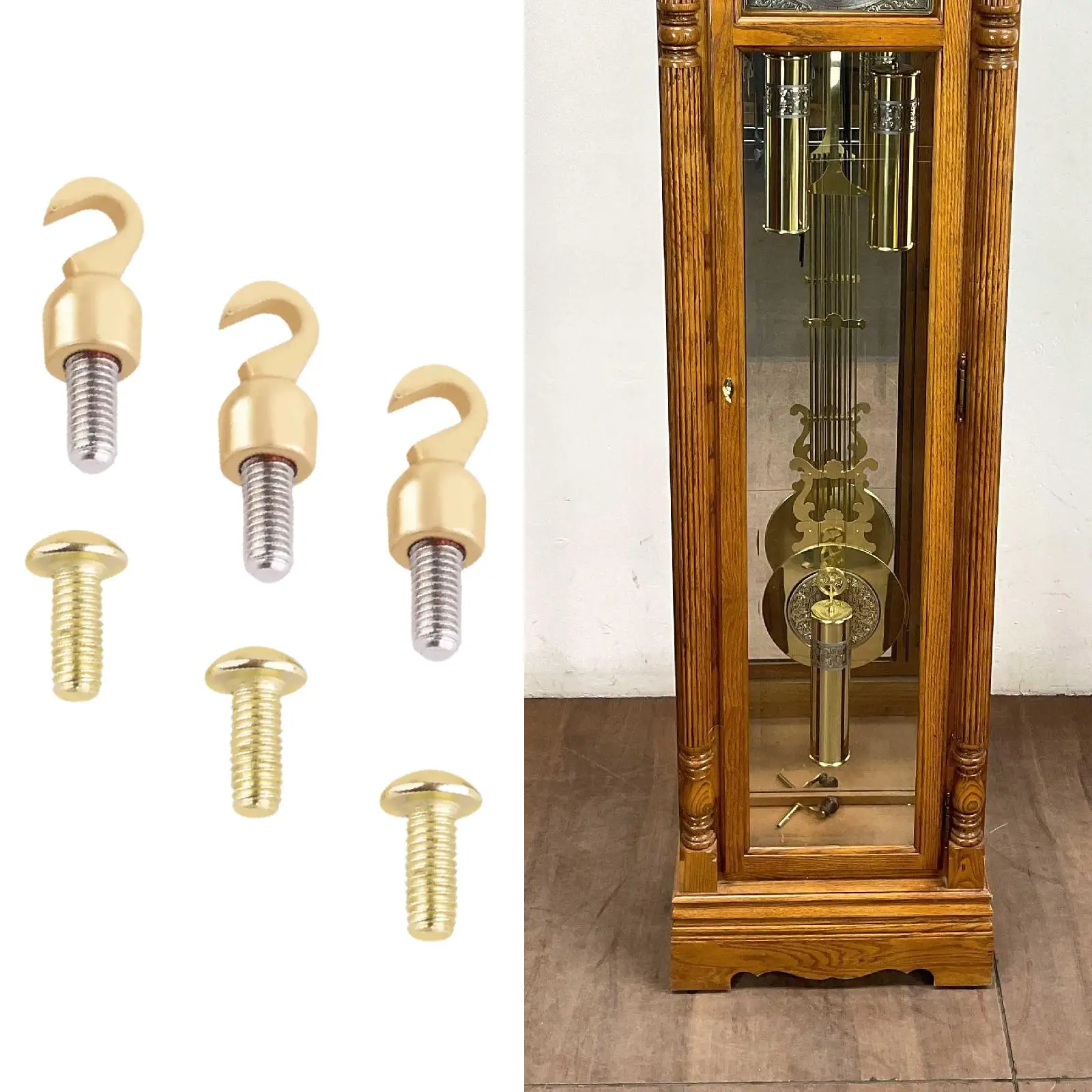 3 шт., набор открытых крючков с грузовым корпусом, высокая несущая способность, металлическая резьба 5 мм
3 шт., набор открытых крючков с грузовым корпусом, высокая несущая способность, металлическая резьба 5 мм