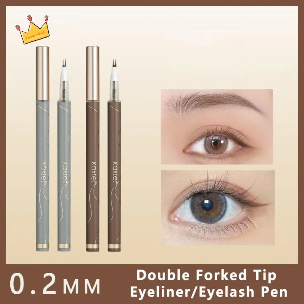 Non-smudge Double Forked Eyeliner Quick Dry Long Lasting Lower Eyelash Pen Ultra-fine Black Brown Liquid Eyeliner Pen
Non-smudge Double Forked Eyeliner Quick Dry Long Lasting Lower Eyelash Pen Ultra-fine Black Brown Liquid Eyeliner Pen