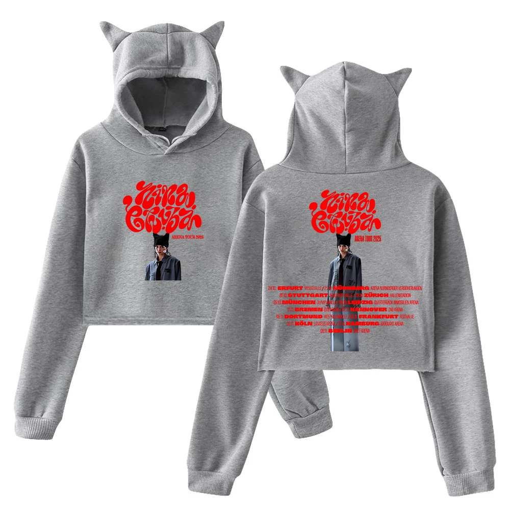 GF Nina Chuba Arena Tour 2025 Merch Hoodie Cat Ears Hooded Sweatshirt Long Sleeve Crop Top Women's Clothes
GF Nina Chuba Arena Tour 2025 Merch Hoodie Cat Ears Hooded Sweatshirt Long Sleeve Crop Top Women's Clothes