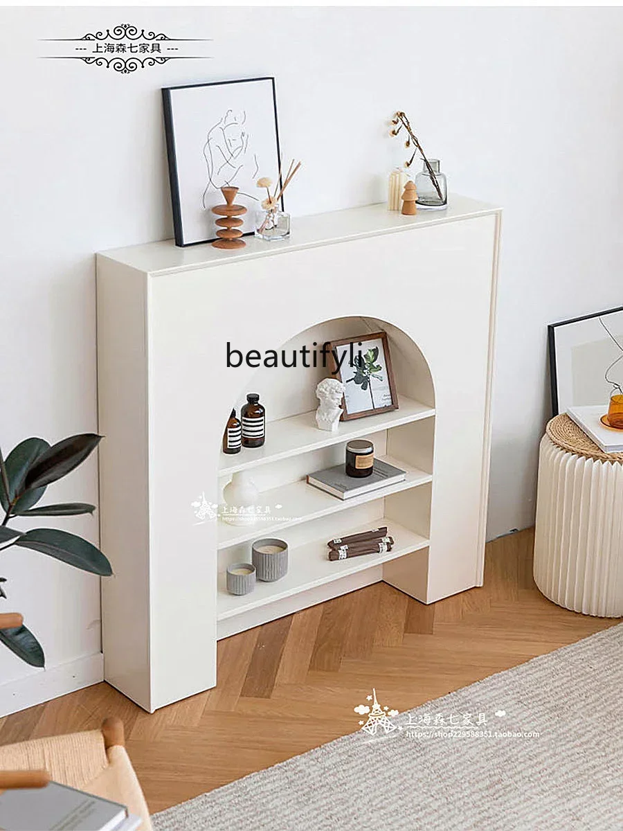 New French solid wood decorative fireplace cabinet Nordic postmodern simple indoor shelf Y06
New French solid wood decorative fireplace cabinet Nordic postmodern simple indoor shelf Y06