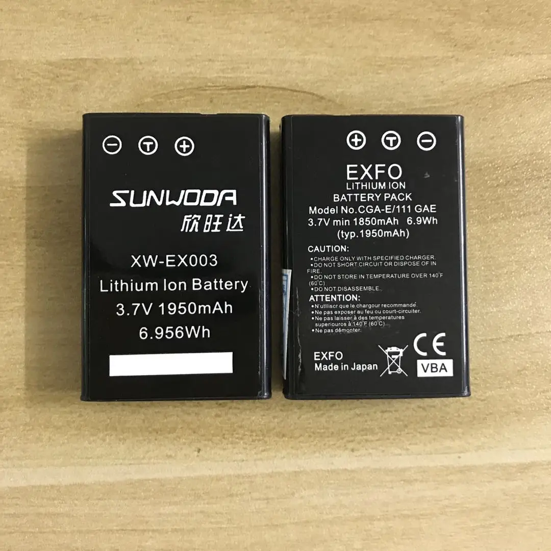 Rechargeable Lithium Ion Battery Pack, Replacement Battery, EXFO AXS-100, AXS-110 OTDR Li-ion Battery, XW-EX003, 3.7V, 1950mAh
Rechargeable Lithium Ion Battery Pack, Replacement Battery, EXFO AXS-100, AXS-110 OTDR Li-ion Battery, XW-EX003, 3.7V, 1950mAh