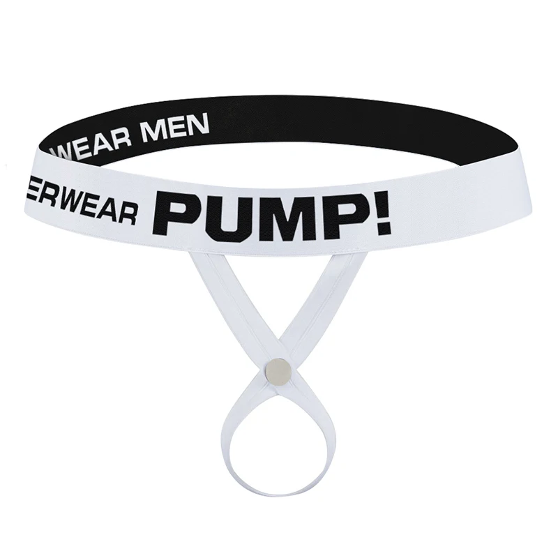 Men's PUMP Letter Printed Jockstrap Elastic Waistband Adjustable Strap Sexy Underwear
Men's PUMP Letter Printed Jockstrap Elastic Waistband Adjustable Strap Sexy Underwear