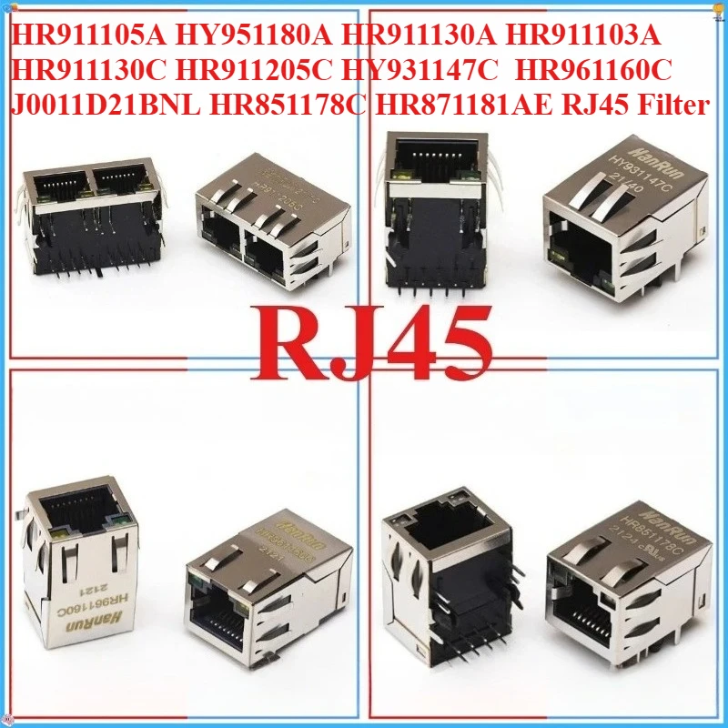 5PCS/Lot HR911105A HY951180A HR911130A HR911103A HR911130C HR911205C HY931147C HR961160C J0011D21BNL HR851178C RJ45 Filter
5PCS/Lot HR911105A HY951180A HR911130A HR911103A HR911130C HR911205C HY931147C HR961160C J0011D21BNL HR851178C RJ45 Filter