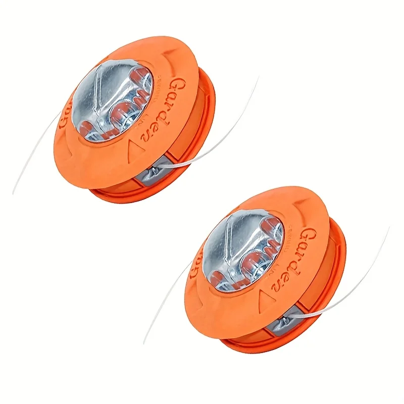 2 replacement aluminum trimmer heads for lawn mowing and gardening craft power tool accessories, size: M10 x 1.25
2 replacement aluminum trimmer heads for lawn mowing and gardening craft power tool accessories, size: M10 x 1.25