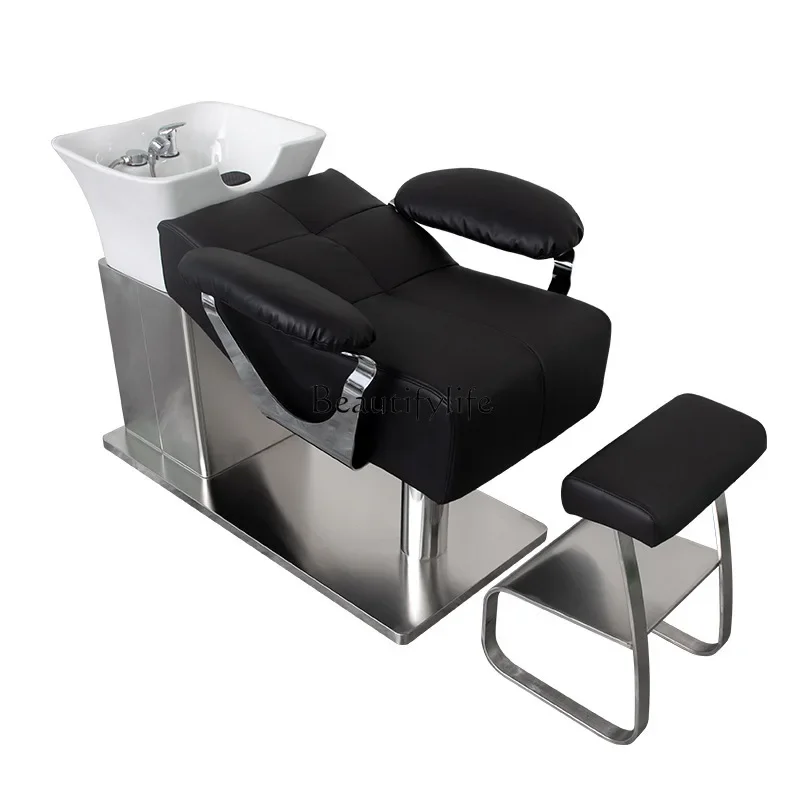 FG17Hair salon semi-reclining shampoo bed Hair salon shop special flush bed
FG17Hair salon semi-reclining shampoo bed Hair salon shop special flush bed