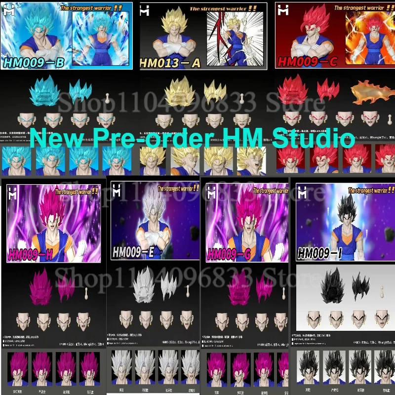 New Pre-order HM Studio Dragon Ball The Strongest Warrior Veget HMO09-HM013 Head Accessories Headsculpt Anime Action Figures
New Pre-order HM Studio Dragon Ball The Strongest Warrior Veget HMO09-HM013 Head Accessories Headsculpt Anime Action Figures