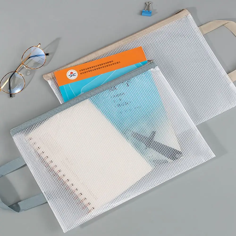 New Double-layer A4 Storage Bag Mesh Large Capacity Document Bag Zipper Transparent File Folders Student
New Double-layer A4 Storage Bag Mesh Large Capacity Document Bag Zipper Transparent File Folders Student