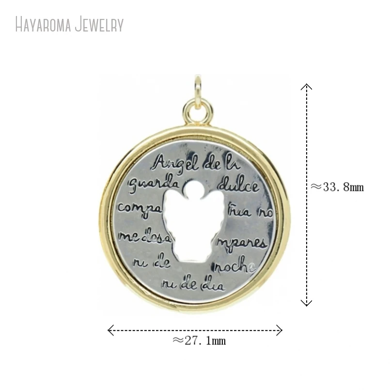 5Pcs Copper Two-Tone Electroplated Dual-Tone Gold Color Jewelry Wholesale Metal Pendant
5Pcs Copper Two-Tone Electroplated Dual-Tone Gold Color Jewelry Wholesale Metal Pendant